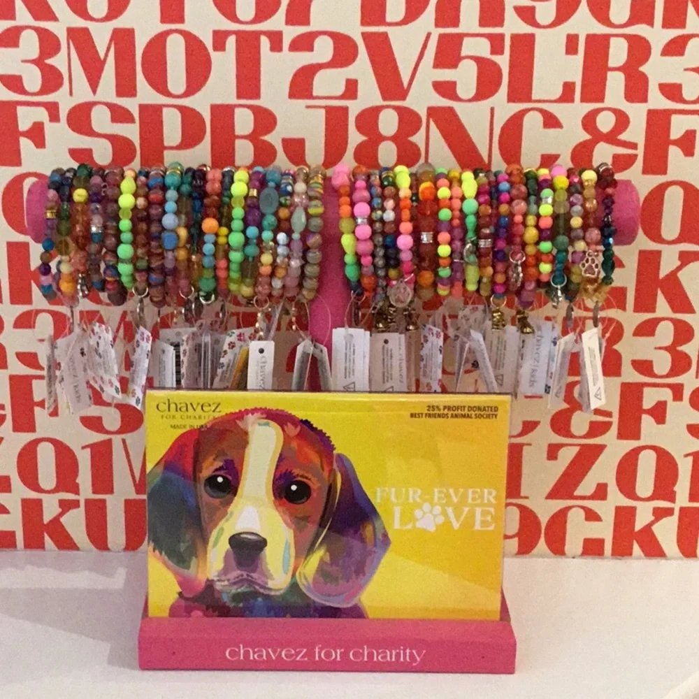 Chavez for Charity Dog Charm Bracelet, NWT